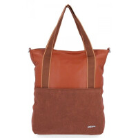  Uniwersalne Torebki Damskie Shopper Bag firmy Bee Bag Brązowa