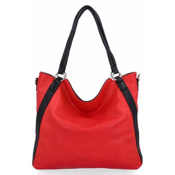 Torebki Damskie Shopper Bag firmy Hernan Czerwone (kolory)