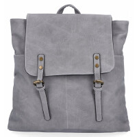 Plecak Damski XL Vintage firmy Hernan Jasno Szary (kolory)