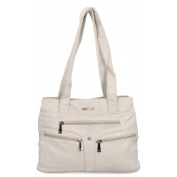 Torebki Damskie Shopper Bag firmy Hernan Beżowe (kolory)