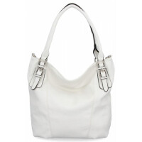 Torebka Damska Shopper Bag XL firmy Hernan Biała (kolory)