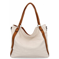 Torebki Damskie Shopper Bag firmy Hernan Beżowe/Rude (kolory)
