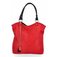 Torebka Damska Shopper Bag XL firmy Hernan Czerwona (kolory)