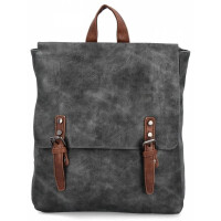 Plecak Damski w Stylu Vintage firmy Herisson Szary (kolory)