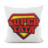 Poduszka SUPER TATA 40 X 40 na prezent