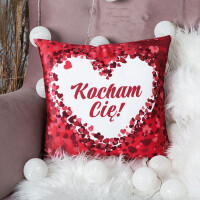 Poduszka dla ukochanej, ukochanego WALENTYNKI Kocham Cię