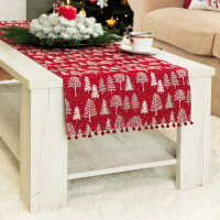 ZIMOWA MAGIA – Bieżnik 40x140 cm, elegancki i świąteczny