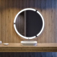 Kulaté zrcadlo s LED osvětlením L119
