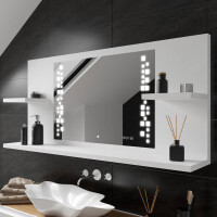 Megvilágított Tükör Polcokkal Led L38