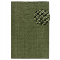 DYWAN naturalny z juty Villeroy & Boch Bouclé 160x230cm w kolorze zielonym,khaki