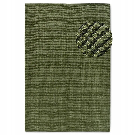DYWAN naturalny z juty Villeroy & Boch Bouclé 160x230cm w kolorze zielonym,khaki