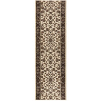 Chodnik na korytarz, przedpokój 80x250cm-Hanse Home BASIC z krótkim miękkim włosem, beżowo kremowo