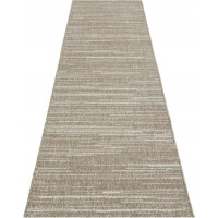 CHODNIK płasko tkany 80x350cm typu sizal,beżowo kremowy zewnętrzno-wewnętrzny,sznurkowy ELLE DECOR