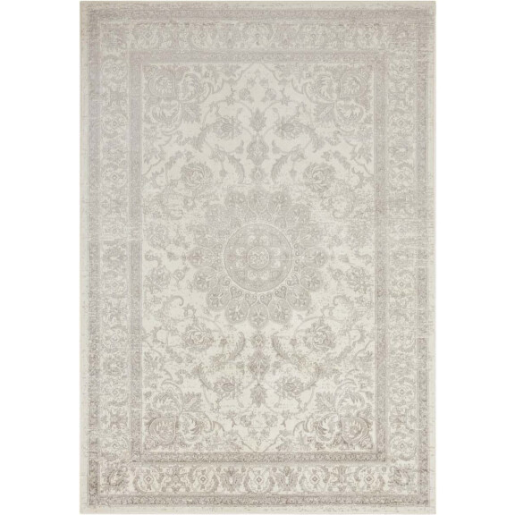 Dywan tradycyjny z wiskozy beżowy, wzór klasyczny z domieszką bawełny 160x230cm Tapeso Tabriz