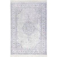 DYWAN tradycyjny z wiskozy 160x230cm , wzór kremowo błękitny Nouristan Oriental