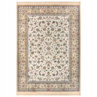 Dywan tradycyjny do salonu 195x300cm- HANSE HOME EVA , klasyczny kremowo beżowy wzór z frędzlami