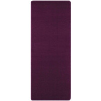 Chodnik na korytarz, przedpokój 80x200cm-Hanse Home FANCY z krótkim miękkim włosem, fioletowy kolor