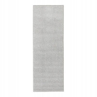 Chodnik na korytarz, przedpokój 80x300cm-Hanse Home Pure z krótkim miękkim włosem, szary kolor