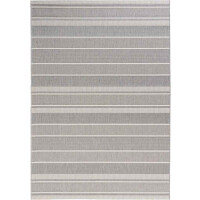 Dywan szary płasko tkany sizal, zewnętrzno-wewnętrzny Hanse-Home Strap 200x290