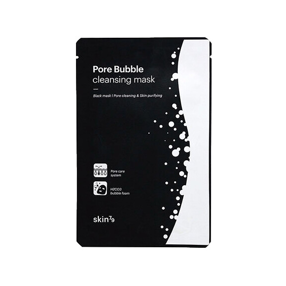 SKIN79 Bąbelkująca maska w płacie Pore Bubble Cleansing Mask 23ml