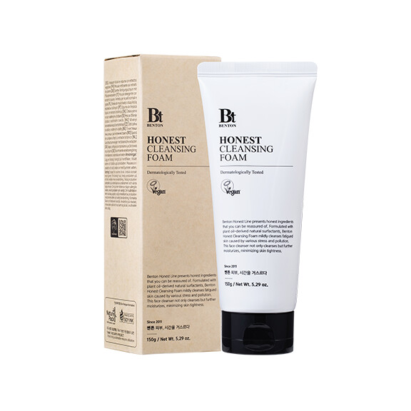 BENTON Łagodna pianka do mycia twarzy Honest Cleansing Foam 150g