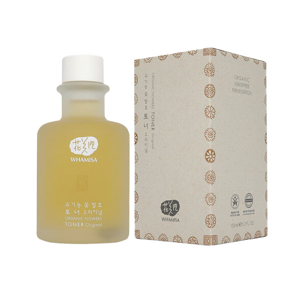 WHAMISA Jedwabisty toner dla każdego typu cery Organic Flowers Toner Original 155ml