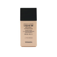 WHAMISA Krem BB Organic Flowers Liquid BB Natural Expression SPF 50+ PA++++ 21 Pink Beige 30ml