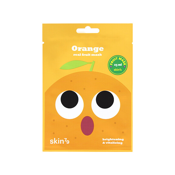 SKIN79 Rozświetlająca maska w płacie z ekstraktem z pomarańczy Real Fruit Mask Orange 23ml