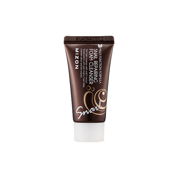 MIZON Pianka oczyszczająca do twarzy ze śluzem ślimaka Snail Repairing Foam Cleanser 60ml