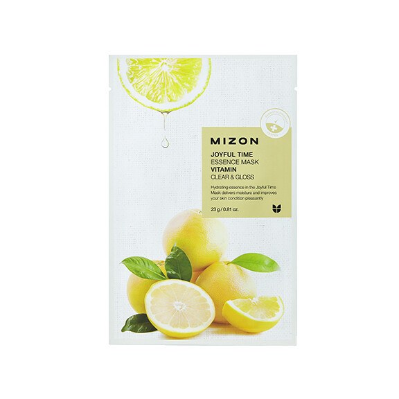 MIZON Rozświetlająca maska w płacie z witaminami Joyful Time Essence Mask Vitamin 23g