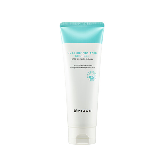 MIZON Nawilżająca pianka oczyszczająca do twarzy Hyaluronic Acid Sherbet Deep Cleansing Foam 150g