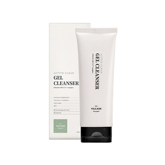 VILLAGE 11 Antybakteryjny żel oczyszczający do twarzy Active Clean Gel Cleanser 100ml