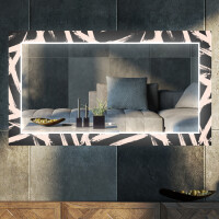 Moderna oglinzi decorative cu leduri perete salon oglinzi cu LED la comanda - Lines