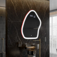 LED Badeværelses spejl med uregelmæssig form G222