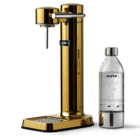 Saturator Aarke Carbonator 3 złoty (gold). Woda gazowana w domu i firmie. Syfon do gazowania w złotym kolorze.