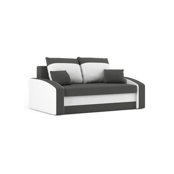 Sofa HEWLET , Farbe - HELLGRAU + WEISS