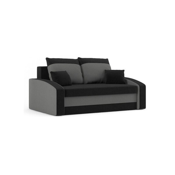 Sofa HEWLET , Farbe - SCHWARZ + GRAU