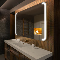 Kylpyhuoneen Peili Led-valoilla L144