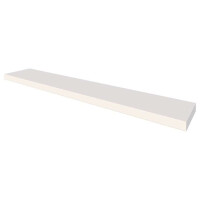 Półka na książki ozdobna wisząca prosta Biały 80 cm