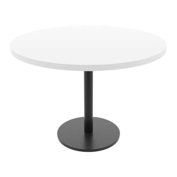 Stół kuchenny Biały z Metalową nogą fi 70cm