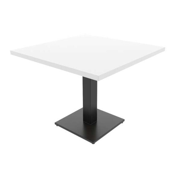 Stół kuchenny Biały z Metalową nogą 60x60