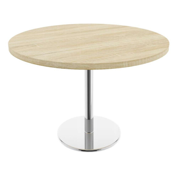 Stół kuchenny Sonoma z Chromowaną nogą fi 80cm