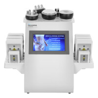 MICRODERMA® SUPERSLIM URZĄDZENIE do odchudzania do zwalczania cellulitu do masażu podciśnieniowego do fali radiowej| KOMBAJN 6W1 LIPOLASER FALE RADIOW
