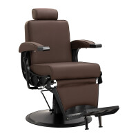 Gabbiano fotel barberski Continental brązowy