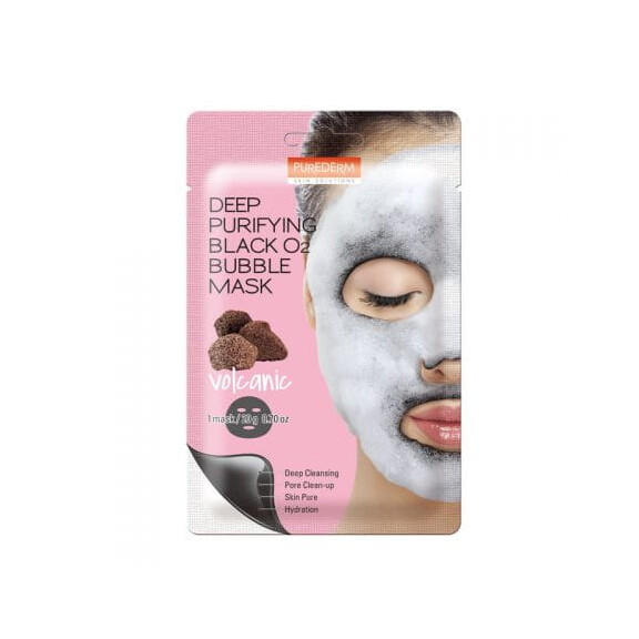 Purederm Maska Bubble Oczyszczająca Lawa