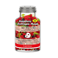 Purederm Raspberry Collagen Mask Kolagenowa Maska w Płachcie Malina