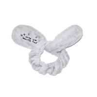 Bunny Ears szare Opaska Kosmetyczna Królicze Uszy