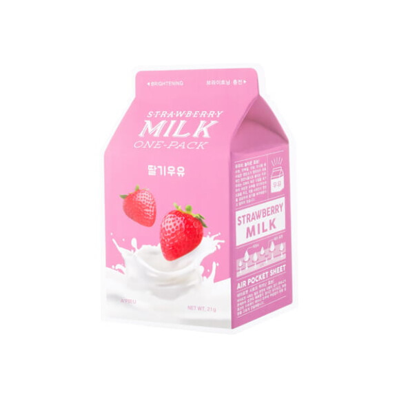 A'pieu Strawberry Milk One-Pack Nawilżająca Maska w Płachcie Truskawka Mleko