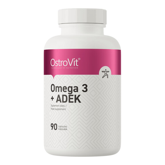 Omega 3 + ADEK OstroVit (90 kapsułek)