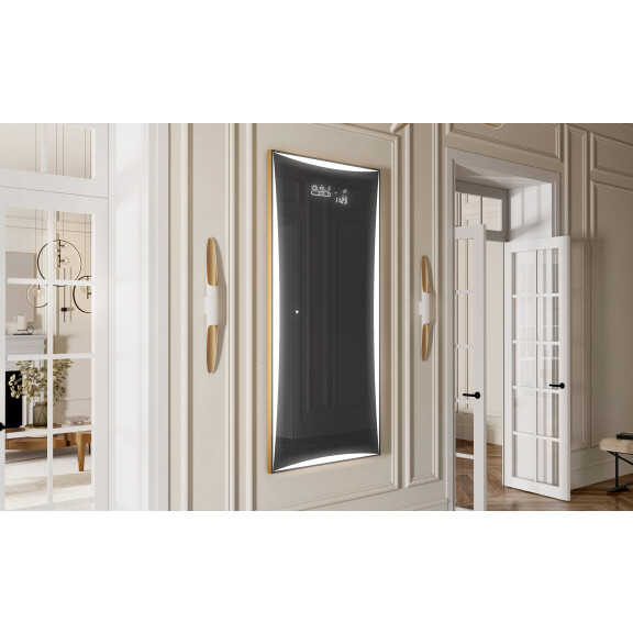 Vertikal Badrumsspegel med LED-belysning Spegel L77